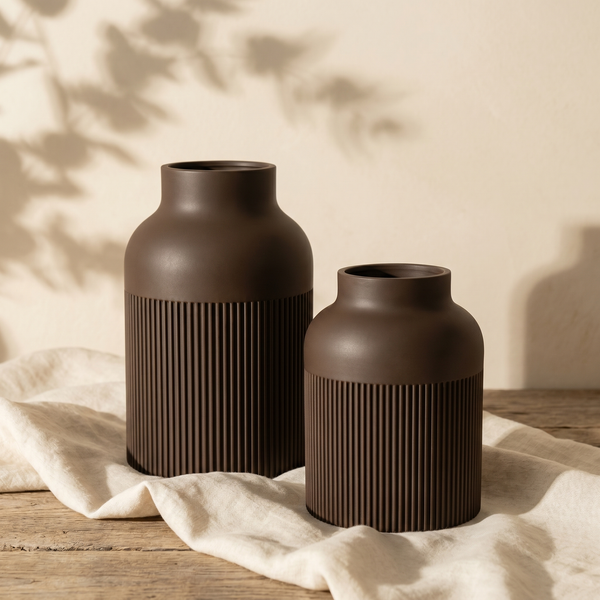 Kiri Vasen-Set in Braun
